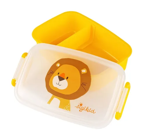 sigikid 25364 - Mini Brotzeitbox Löwe Brotdose Lunchbox