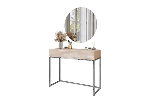 Lookway Schminktisch BLANCO GLAMOUR KASZMIR mit LED-Spiegel