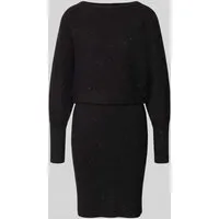 Zero Strickkleid aus Viskose-Mix in Black, Größe 42