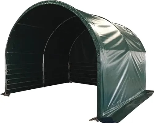 Produktbild P. Lindberg Weidezelt mit offener Vorderseite 4x4m, wasserdichte PVC-Plane