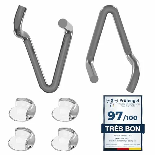 Höhenversteller für Laufgitter 2 Stück aus verzinktem Stahl - Laufgitter Zubehör, langlebig und verstellbar für optimale Sicherheit und Komfort Ihres Babys.