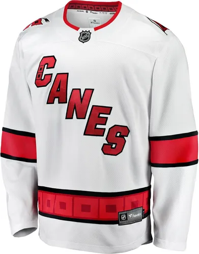 Carolina Hurricanes Road Breakaway NHL Mesh Jersey - 3XL - NHL Breakaway Trikot in 3XL. Hergestellt aus leichtem, atmungsaktivem Material für optimalen Tragekomfort. Flexibles Design und strapazierfähige Qualität machen es perfekt für jeden Fan.