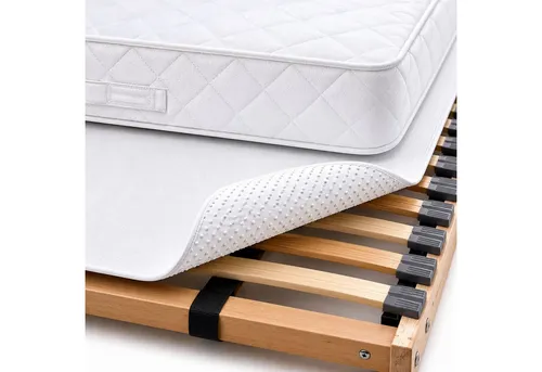 Beautex Matratzenunterlage mit Antirutsch-Noppen, knisterfrei und wasserdicht