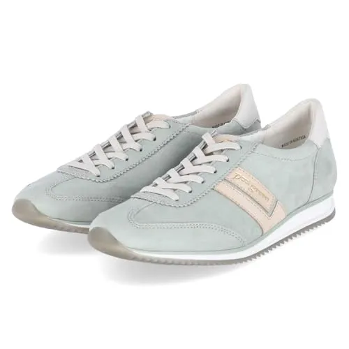 Paul Green Schnürhalbschuh Sneaker 5453-149 in Grün - Modischer Schnürhalbschuh aus glattem Leder mit textilem Futtermaterial. Super softes Fußbett und flexible Laufsohle sorgen für optimalen Tragekomfort im Alltag.