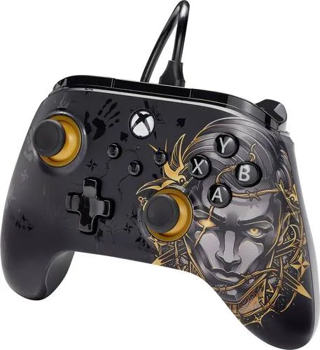 Power A Advantage Fortnite Midas Controller für Xbox Series X/S - Erleben Sie Gaming auf einem neuen Level mit dem lizenzierten Wired Controller, der zuweisbare Gaming Buttons und 3-Wege-Triggersperren für präzise Kontrolle bietet.