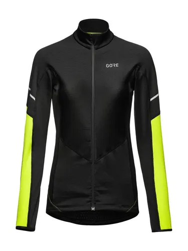 GOREWEAR Gore Wear M Women Thermo Zip Shirt Langarm black/neon yellow XXS 100533-9908-34