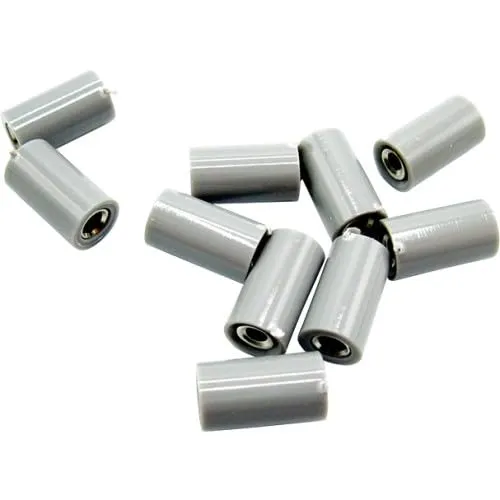 Querlochstecker Buchse Kupplung Muffe 2,6mm grau (10 Stück) 51407
