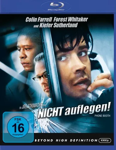 Nicht auflegen! [Blu-ray] - Spannender Thriller, freigegeben ab 16 Jahren, der dich bis zur letzten Minute fesseln wird.