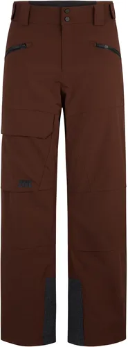 Ziener Herren RAPPOLD Ski-Hose | PFC-freie, wattierte Freeride-Hose in Dark Brown, XL - Wintersport-Bekleidung mit PFC-freiem Material und Wolle für zusätzlichen Komfort und Wärme beim Skifahren oder Freeriden.