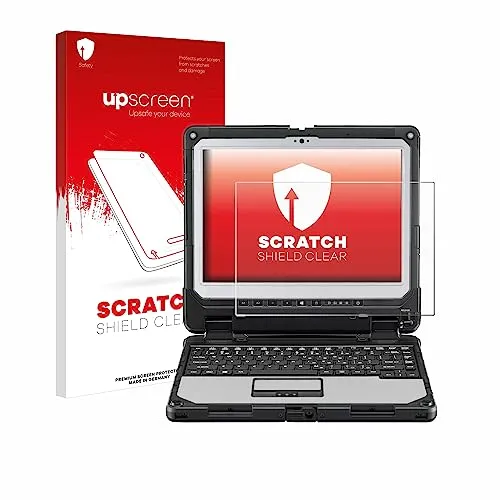 upscreen Schutzfolie für Panasonic Toughbook CF-33 – Made in Germany, Kristall-klar, Kratzschutz, Anti-Fingerprint