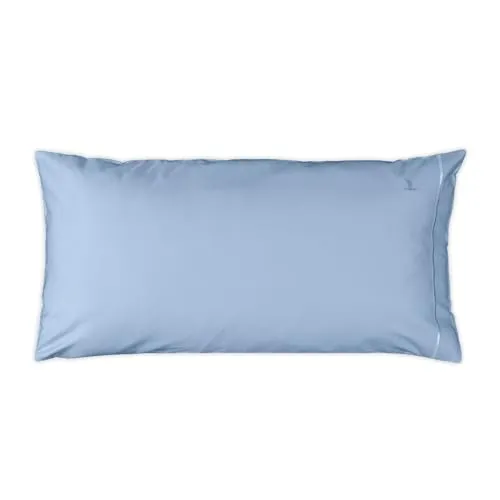 Möve Bettwäsche Hellblau, 40x80 cm - Hochwertige Kissenbezüge aus 100% Premium-Baumwolle, elegant mit Zierstick und verdecktem Reißverschluss, ideal für stilvolle Schlaftextilien.