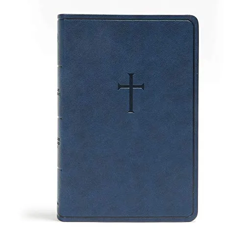 Produktbild CSB Everyday Study Bible, Navy Cross Leathertouch: Christian Standard Bible, Everyday Study Bible, Navy Cross Leathertouch