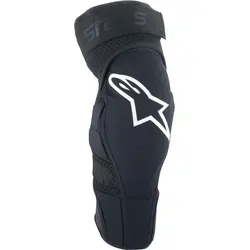 Alpinestars MTB-Knieschützer A-Impact Plasma Elite - Schwarz/Weiß - Protektoren & Schoner, besonders robust und ideal für Mountainbiker, bietet optimalen Schutz und Komfort bei jeder Fahrt.