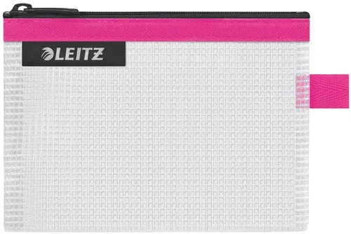 LEITZ Reißverschlusstasche WOW Traveller Größe S pink