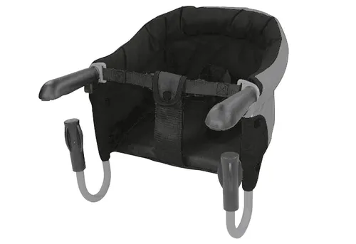 Komfortabler Tischsitz in Grau/Schwarz