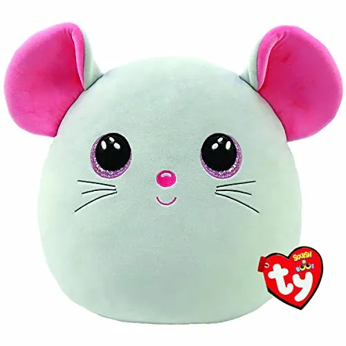 TY - Squish a Boo Maus Catnip - 31 cm, 2009138, Grau