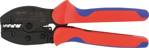 Knipex PreciForce 97 52 33 Crimpzange - Crimpwerkzeuge für lötfreie elektrische Verbindungen, mit hoher Crimpqualität und ergonomischem Design für ermüdungsfreies Arbeiten.