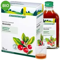 Schoenenberger Naturtrüber Fruchtsaft Acerola von Salus