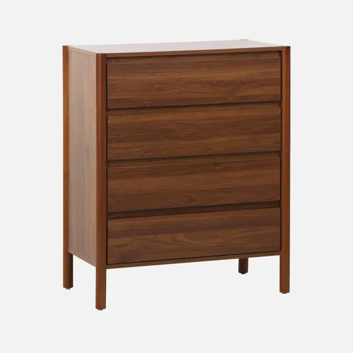 sweeek Kommode Holzdekor 4 Schubladen