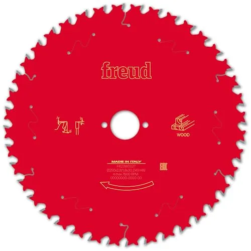 Kreissägeblatt HM 250 x 2.8/1.8 x 30 mm, Z=40 in rot von Freud