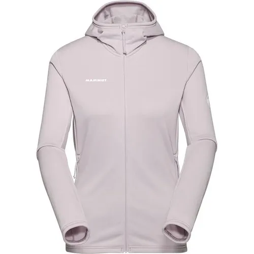 Mammut Aconcagua Light ML Hooded Jacket Women - Leichte Funktionsjacke für Damen - Funktionsjacken für aktive Frauen, aus hochelastischem Polartec Power Grid Fleece mit hervorragendem Feuchtigkeitsmanagement und umweltfreundlichem Recyclingpolyester.