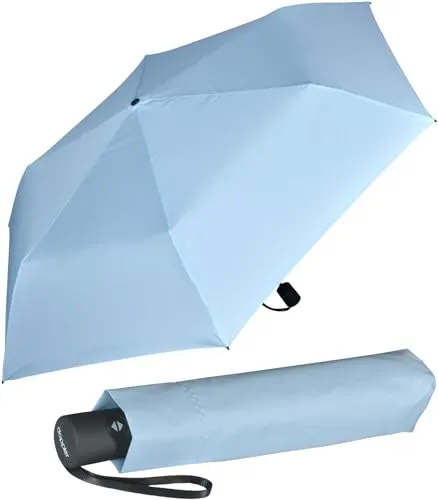 Doppler Taschenschirme Zero Magic - ice blue - Regenschirm mit nur 176g Gewicht, automatischer Öffnungs- und Schließmechanismus und außergewöhnlicher Stabilität dank Alu-Carbonschienen. Ideal für unterwegs!