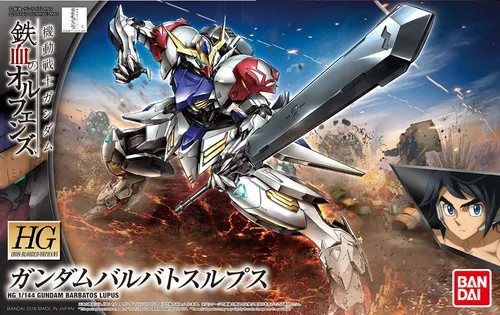 Bandai - HG 1/144 Gundam Barbatos Lupus - Modellbausatz des Gundam Barbatos Lupus, detailreich und ideal für Sammler und Modellbau-Enthusiasten. Perfekt für kreative Projekte im Hobbybereich.