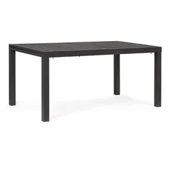 Gartentisch Hilde aus Aluminium, 160-240x90 cm, Anthrazit - Gartentische, Ausziehfunktion für flexibles Platzangebot, pflegeleichtes und robustes pulverbeschichtetes Aluminium.