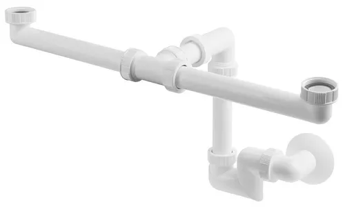 Doppelwaschbecken-Siphon 5/4