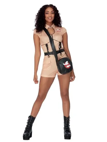 Sexy Overall Ghostbusters Damenkostüm mit Tasche