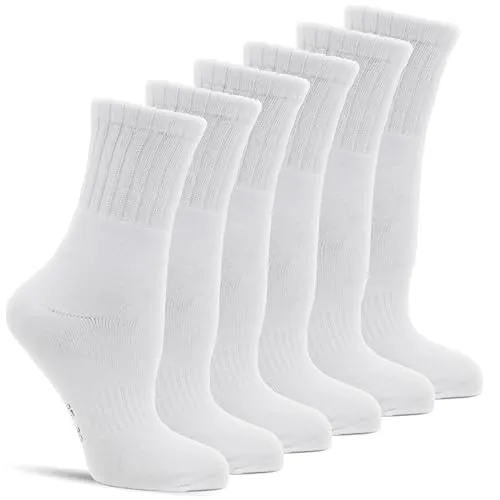 Thermo Wintersocken Herren Damen 6er Pack – dicke warme Socken aus Baumwolle – gefütterte Thermosocken für Arbeit, Outdoor & Freizeit (DE/NL/SE/PL, Numerisch, 39, 42, Regular, Regular, Weiß)