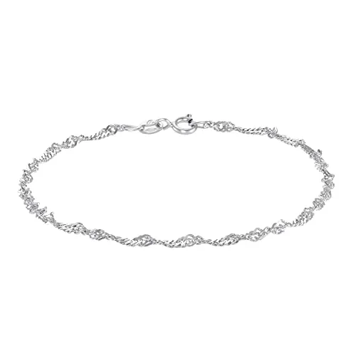 Amor Armband 925 Sterling Silber Unisex 19 cm - Schmuck für Damen und Herren aus hochwertigem 925 Sterling Silber, kommt in einer eleganten Geschenkbox – das perfekte Geschenk für besondere Anlässe!