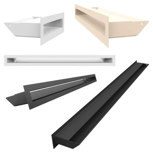 Kratki Lüftungsgitter LUFT 6x40 weiß