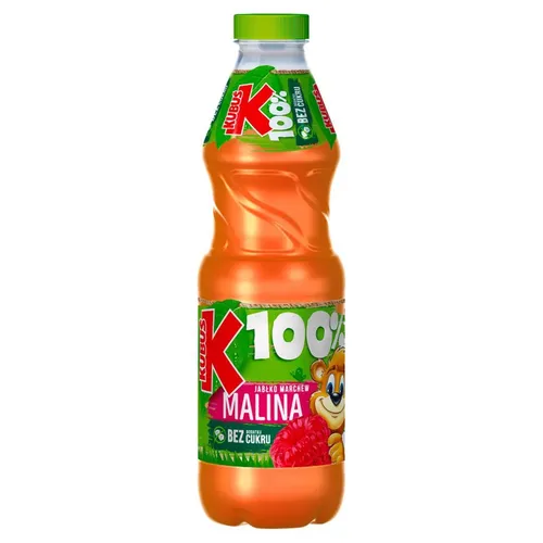 Kubuś 100% Sok jabłko marchew malina 850 ml MASPEX MOKRY 5901067406796