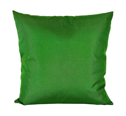 JACK 40x40cm Outdoor Lounge Kissen Dekokissen inkl. XXL-Füllung Wasserabweisend Sitzkissen Garten Stuhl Lotus Effekt, Farbe:Blattgrün