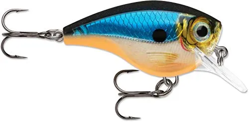 Rapala - BX Brat Angelköder - Angelzubehör aus Balsaholz - Süßwasser Spinnköder - Friedfische und Raubfische - Lauftiefe 1.8m - Fischköder 5cm, 10g - Hergestellt in Estland - Blue Ghost