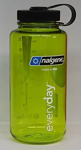 Nalgene Flasche 'Everyday Weithals' - 1 L, grün, Deckel schwarz