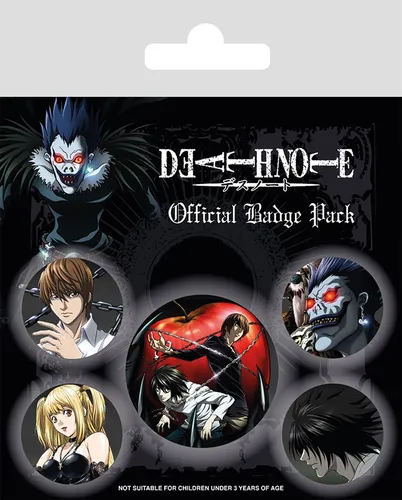 Death Note Anstecker Button Pin Abzeichen Brosche Anstecknadel