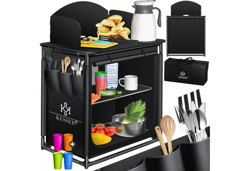 KESSER Campingschrank – Campingküche mit Aluminiumgestell