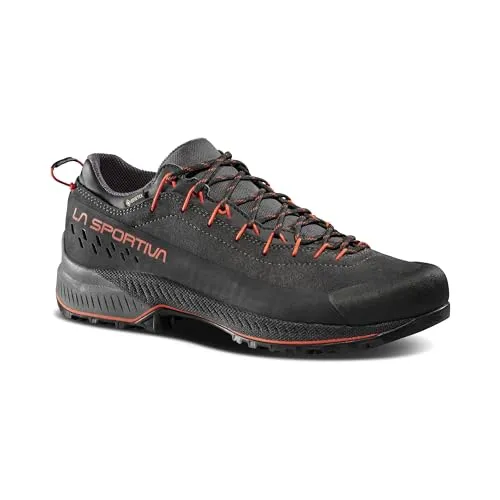 La Sportiva Trekkingschuh grau 43,5 EU - Wanderschuhe, robuster Lederschuh für optimale Stabilität und Komfort bei langen Wanderungen.