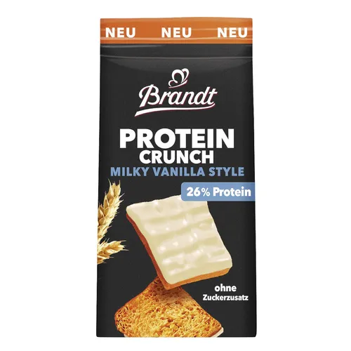 Brandt Zwieback Protein Crunch Milky Vanilla Style 70g
