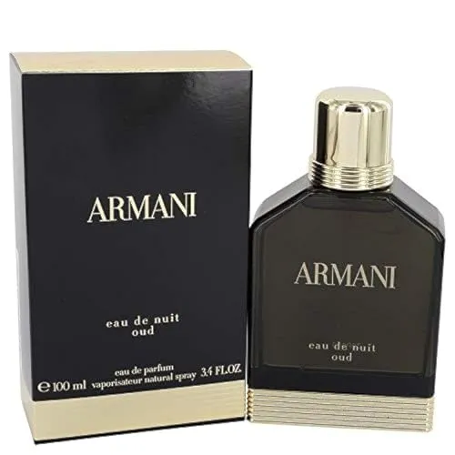 GIORGIO ARMANI Eau de Nuit Oud 100 ml - Elegantes Herrenparfüm - Herrenparfüm mit intensivem Oud-Duft, lange Haltbarkeit und aus Frankreich. Perfekt für besondere Anlässe und stilbewusste Männer.