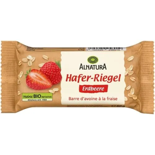 Alnatura Bio Haferriegel Erdbeere, 60 g von Alnatura