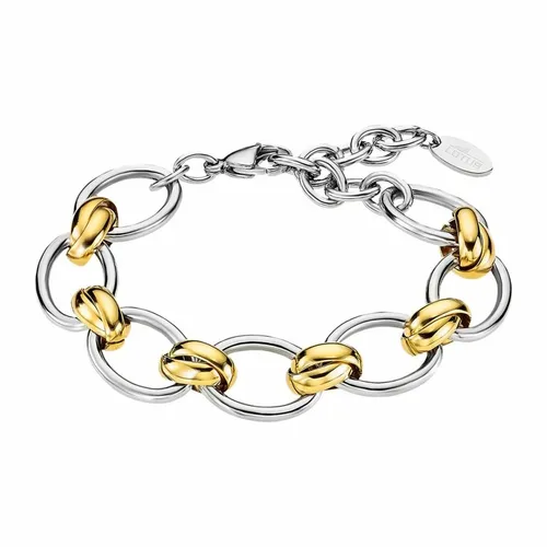 Lotus Style Armband für Damen aus Edelstahl in der Farbe Silber und Gold, Länge: 21,3 cm, LS2359-2/1