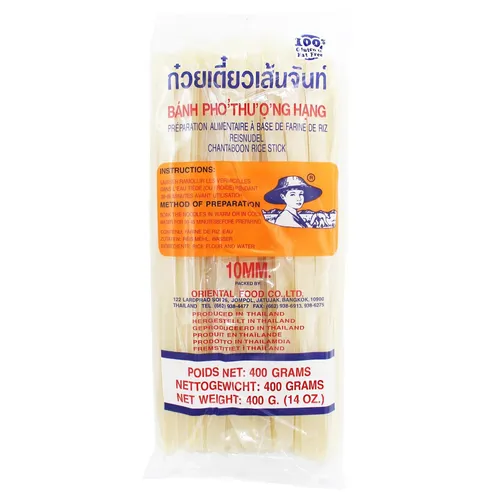 Farmer Reisbandnudeln 10mm XL geschnitten 400g Banh Pho Reisnudeln breit