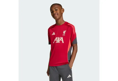 adidas Performance Fußballtrikot 152 EU - Recyceltes Polyester - Stylisches Fußballtrikot in Strawberry Red, gefertigt aus 100% recyceltem Polyester. Ideal für sportliche Aktivitäten und umweltbewusste Entscheidungen. Maschinenwäsche kalt für einfache Pflege.
