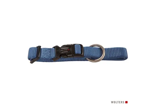 Wolters Hunde-Halsband Professional riverside blue - Größe S, 10 mm Breite, verstellbar von 18 bis 30 cm, bequem und stylish für Ihren Hund