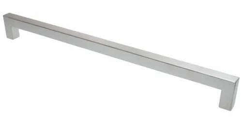 livingpoint24 Möbelgriff Möbelgriffe BA 96 - 480mm Küchengriff Edelstahl gebürstet Griffe eckig (1-St., 12), Modern