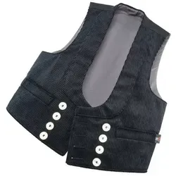 FHB HEINER Zunftweste Trenkercord schwarz Gr. 48 von FHB