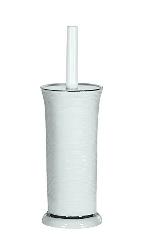 Kleine Wolke 5083127856 WC-Bürstenhalter Ascot, Bad-Accessoires, weiß/Silber